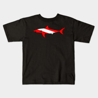 Dive Shark Scuba Diving For Diver Kids T-Shirt